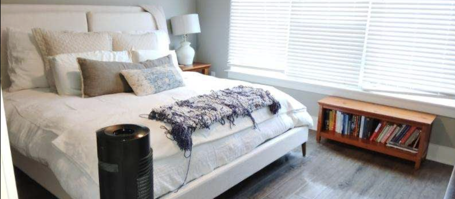 A clean, move-ready bedroom prepared by Zest