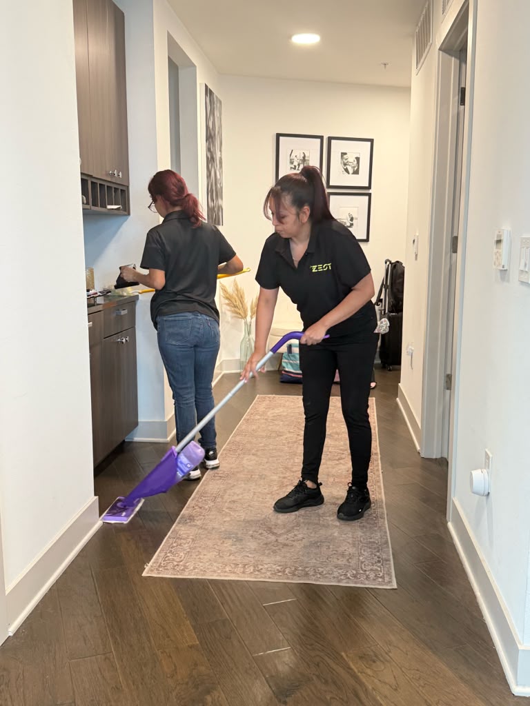 Zest team preparing an empty home